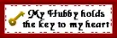 My hubby holds the key to my heart