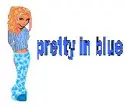 pretty in blue