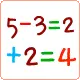 5-3=2 +2=4