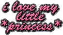 I love my little princess