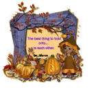 The best thing to hold onto - Autumn - Leaves - Pumpkin