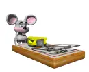 mouse with cheese