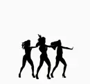 3 girl dancing