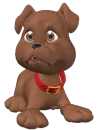 brown dog