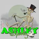 Ashley - Spooky - Skeleton -Moon