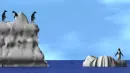 penguins jumping