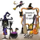 Mel -Witches - Brooms 4 rent - Flying Witch