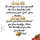 Mel - Be who you are - God in grace - Freedom