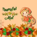 Mel - Thankful - Leaves - Thanksgiving