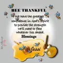 Jessi - Bee Thankful - God's Spirit - Blessings