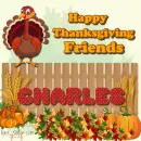 Charles -  Pumpkins - Happy Thanksgiving Friends
