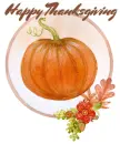 Happy Thanksgiving, PUMPKIN, HOLIDAYS, TEXT