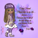 Mel - Please stay in my life - Girl - Leaves