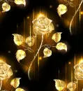 Gold Roses New Year ~ Background