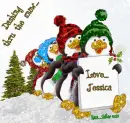 Jessica - Dashing Through The Snow - Penguins