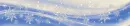 Beautiful Blue Banner With Animated Snowfall