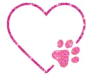 heart and paw print