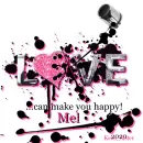 Mel - Pink & Black - Hearts - Love