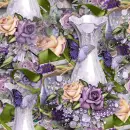 Lavender Spring Seamless Background