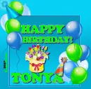 Tonya - Balloons - Flowers - Birthday