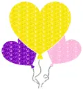 heart shaped balloons