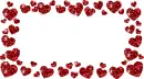 frame of hearts