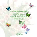 Mel - Wake Up Everyday - Dream Come True-Butterflies