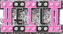Pink Hello Glitter