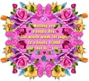 Wishing you a happy day