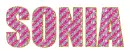 Sonia - diagonal stripes