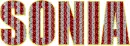 Sonia - vertical stripes