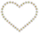 heart with flowers