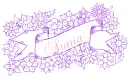 Sonia - ribbon with flowers
