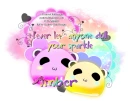 Never let anyone dull your sparkle-Amber