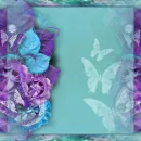 Spring Butterfly Wings background 