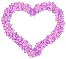 heart with flowers