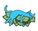 blue cat