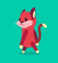 red animal