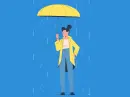 in the rain