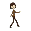 woman running