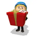 courier with package