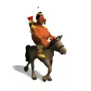 native american on horseback