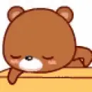 bear sleeping