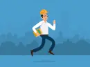 man running