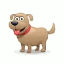 happy dog