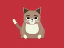 brown cat