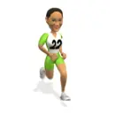 woman running