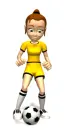 female soccer player