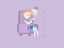 woman with book