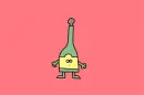 champagne bottle